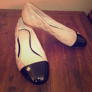 GREAT CONDITION TORY BURCH CLAREMONT QUILTED FLATS